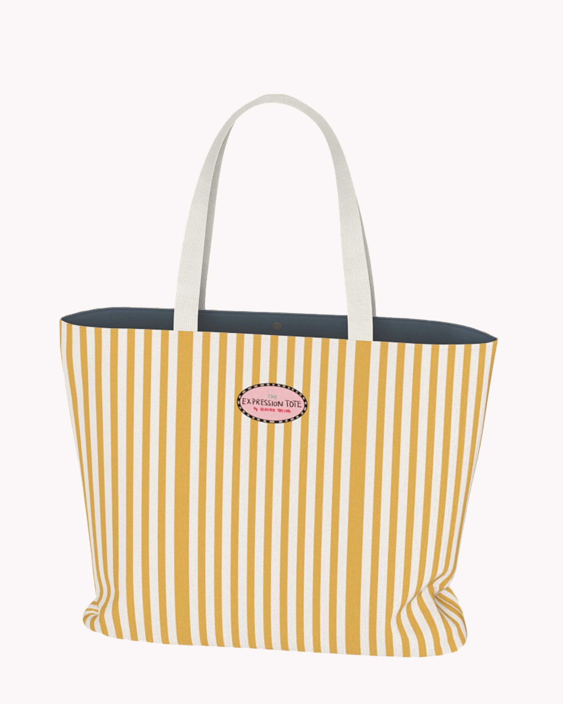 Yellow Cabana Expression Tote