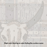 Cow Skull - Paint by Numbers Kit
