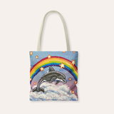 Dancing Dolphin Tote Bag