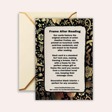 Gold Ghost Frameable Greeting Card