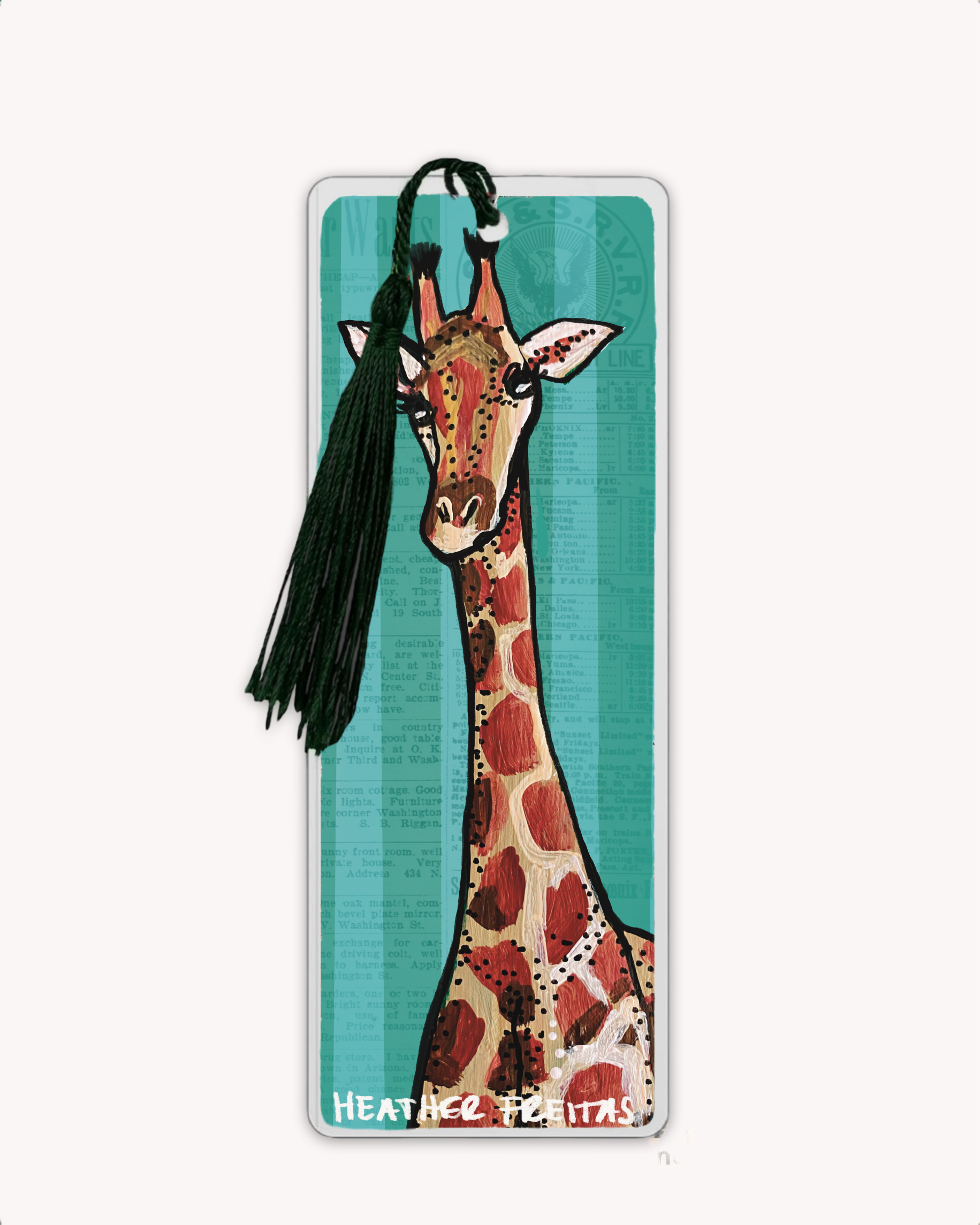Giraffe Bookmark