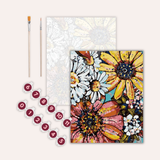 Flower Power - Paint by Numbers Kit