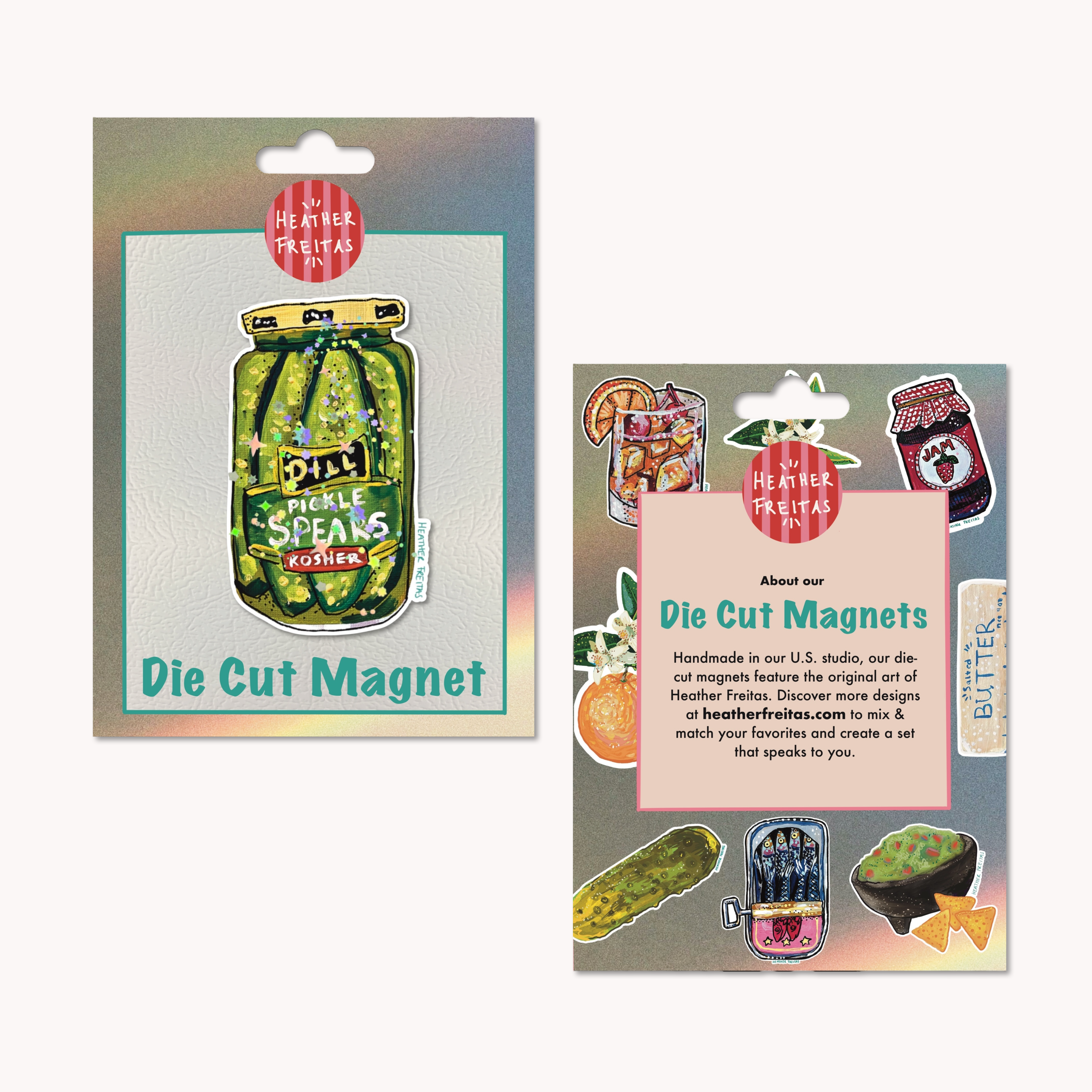Pickle Spears Magnet ( Die-Cut )