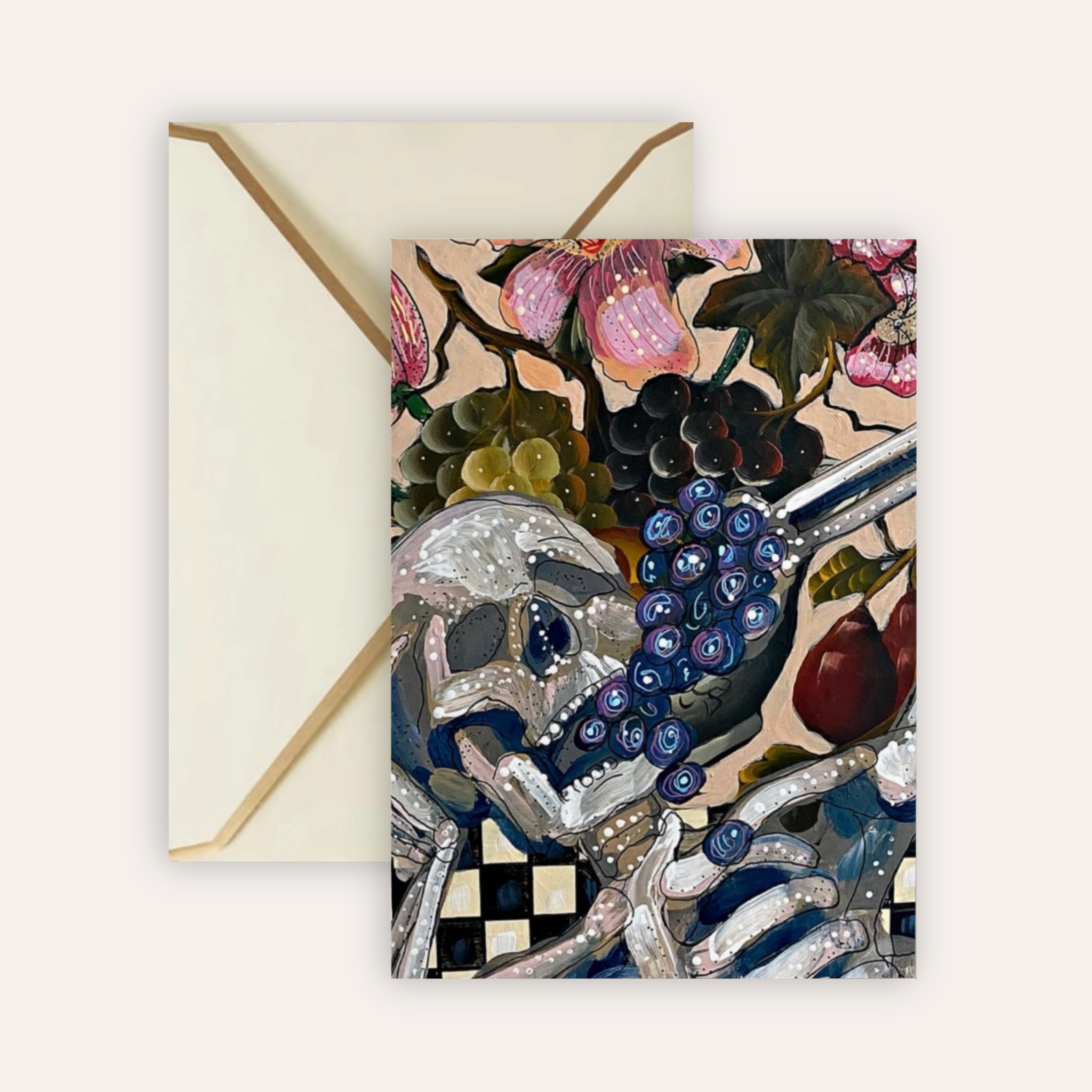 Wine & Dine Fine Art Greeting Card