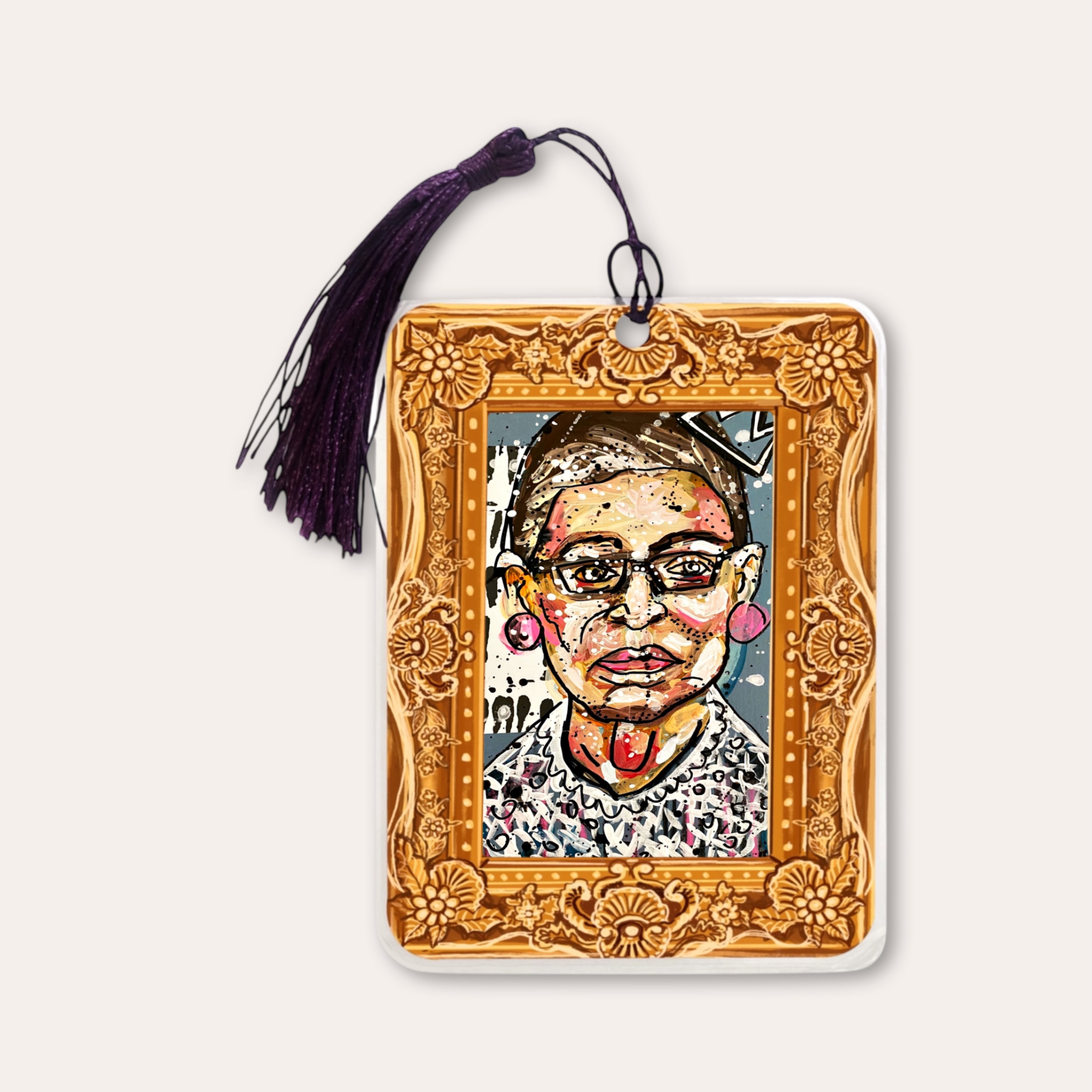 Queen RBG Fine Art Painting Bookmark