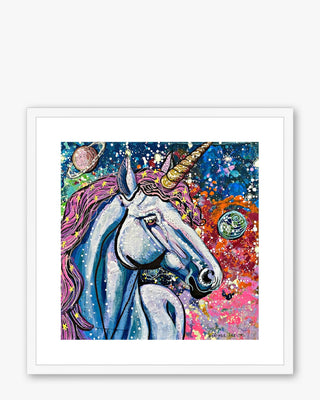 Creation Galaxy Unicorn Framed & Mounted Print
