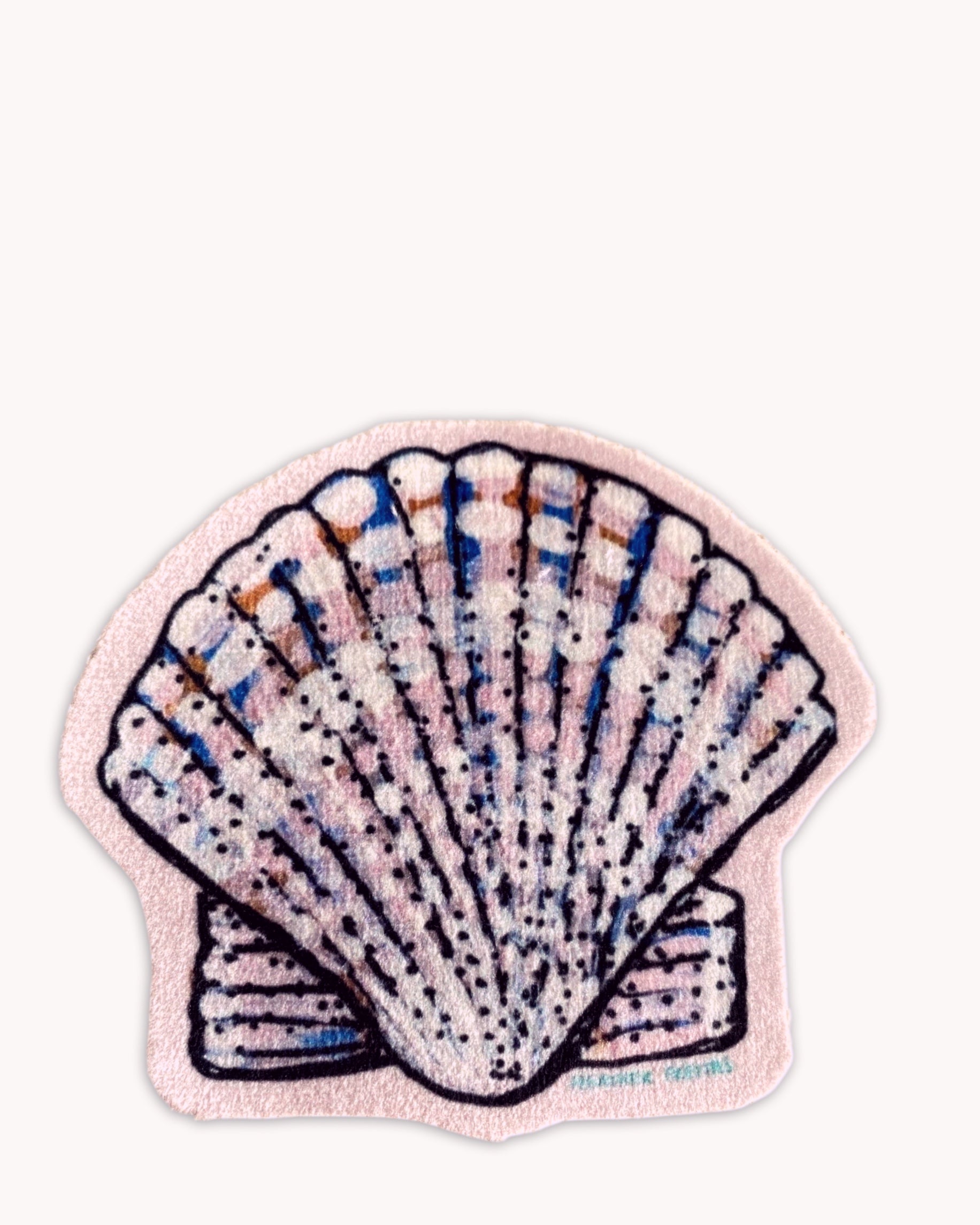 Shell - Sew On Velveteen Patch