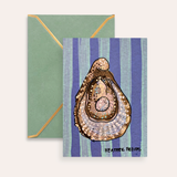 Oysters Fine Art Greeting Card