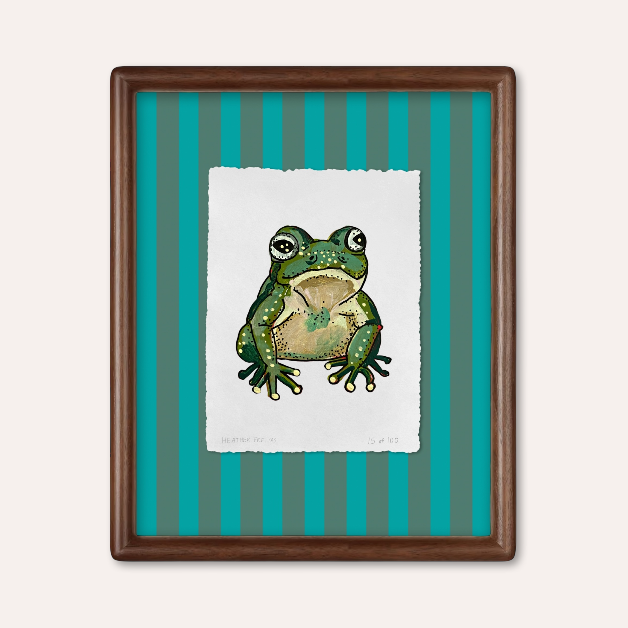 Frog Limited Edition Framed Print