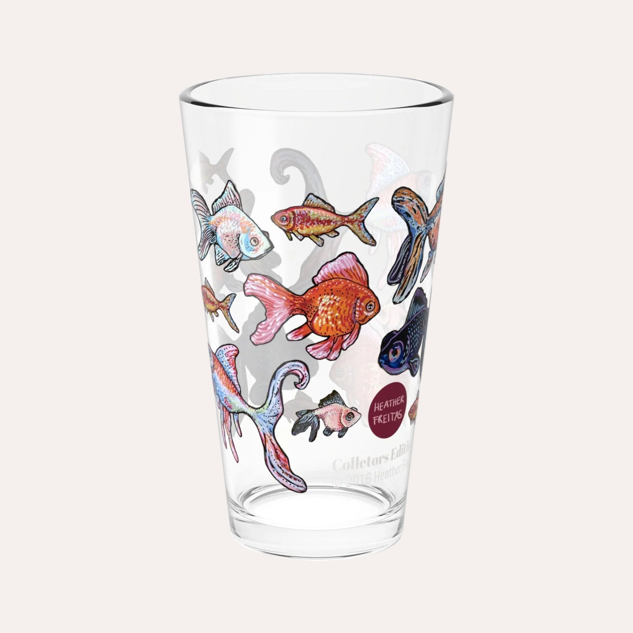 Goldfish 16oz Collectors Glass