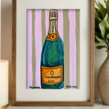 Champagne ( Original Painting )