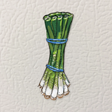 Green Onion Magnet ( Die-Cut )