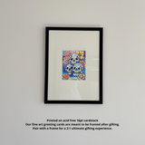 Three Skulls Fine Art Greeting Card