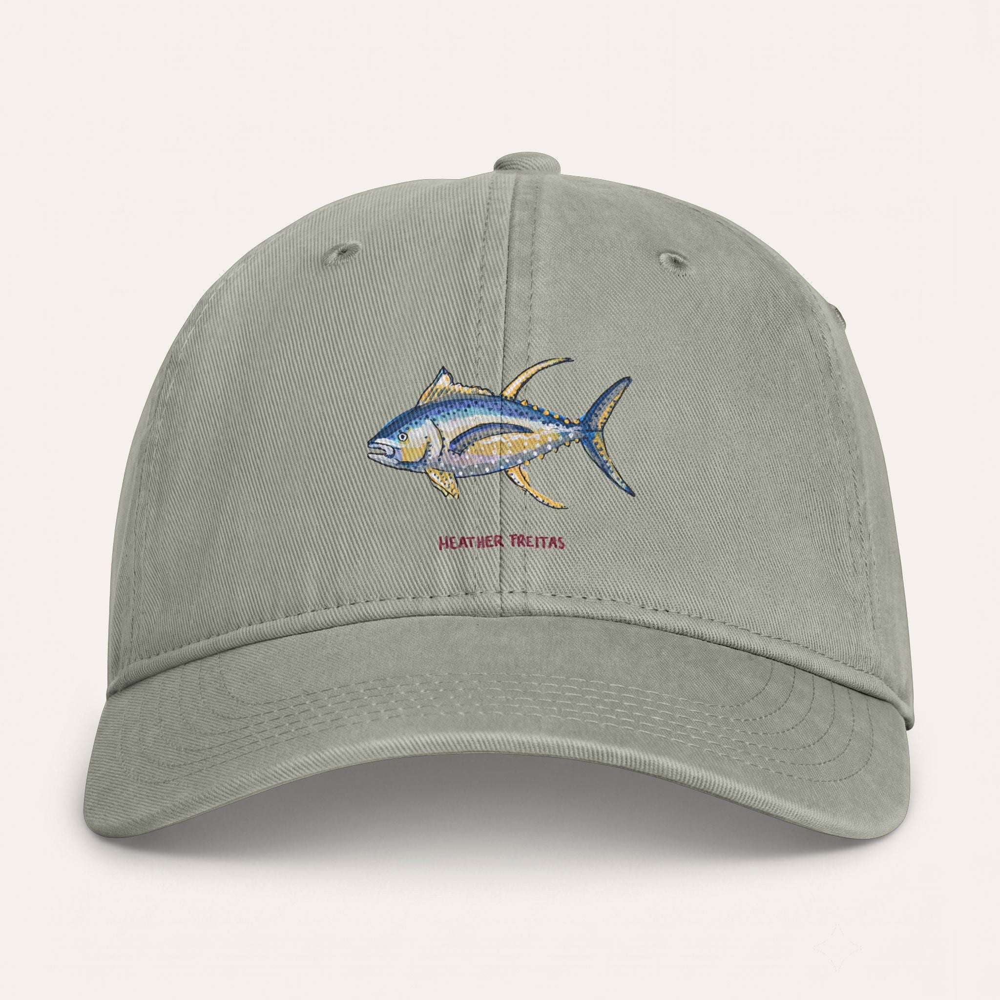 Blue Fin Tuna Washed Cotton Cap