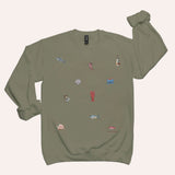 Coastal Icon Unisex Crew Neck Sweatshirt