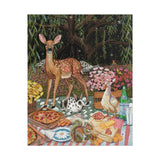Woodland Critters Paper Print