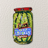 Pickle Spears Magnet ( Die-Cut )