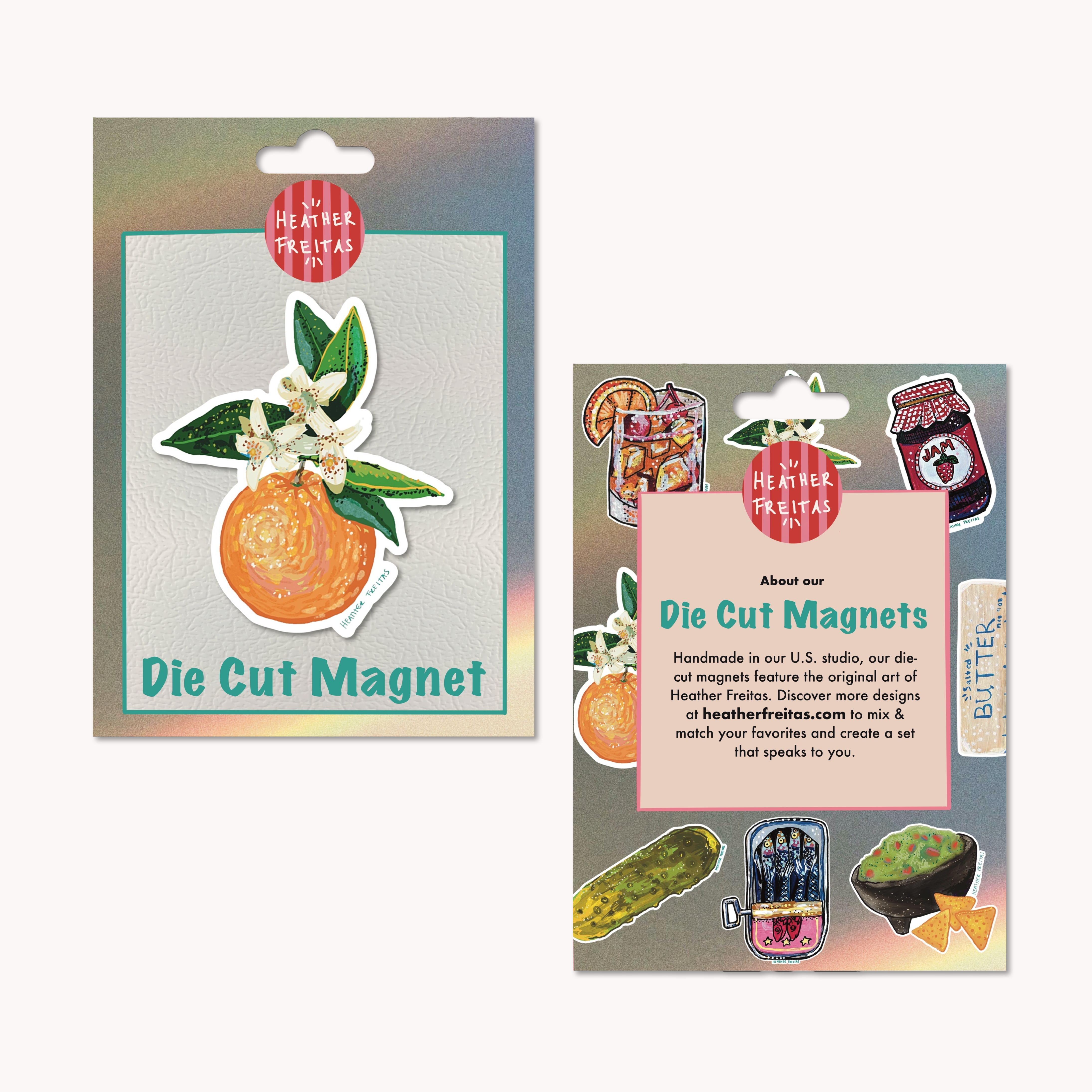 Orange Blossom Magnet ( Die-Cut )