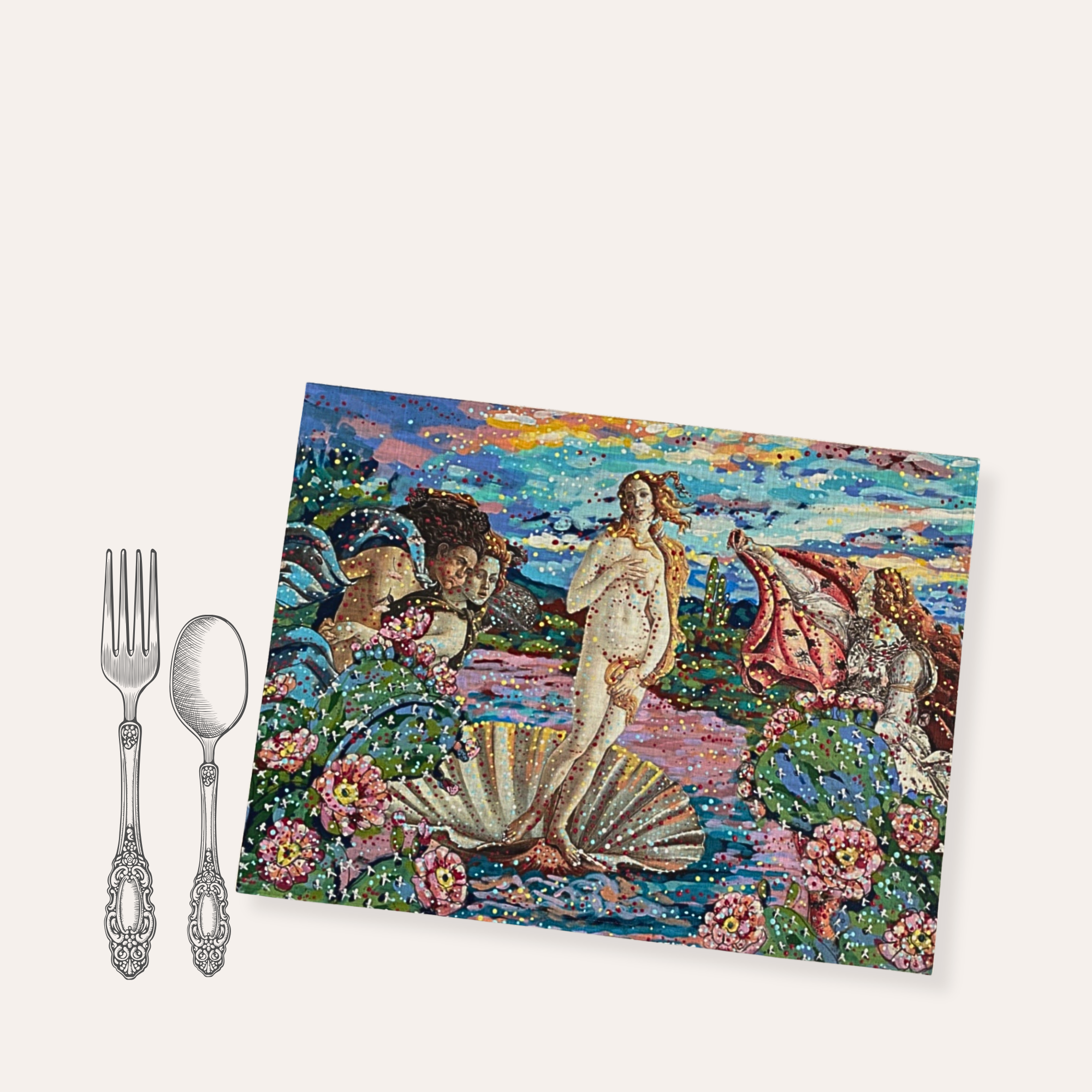 Desert Birth Of Venus Placemat