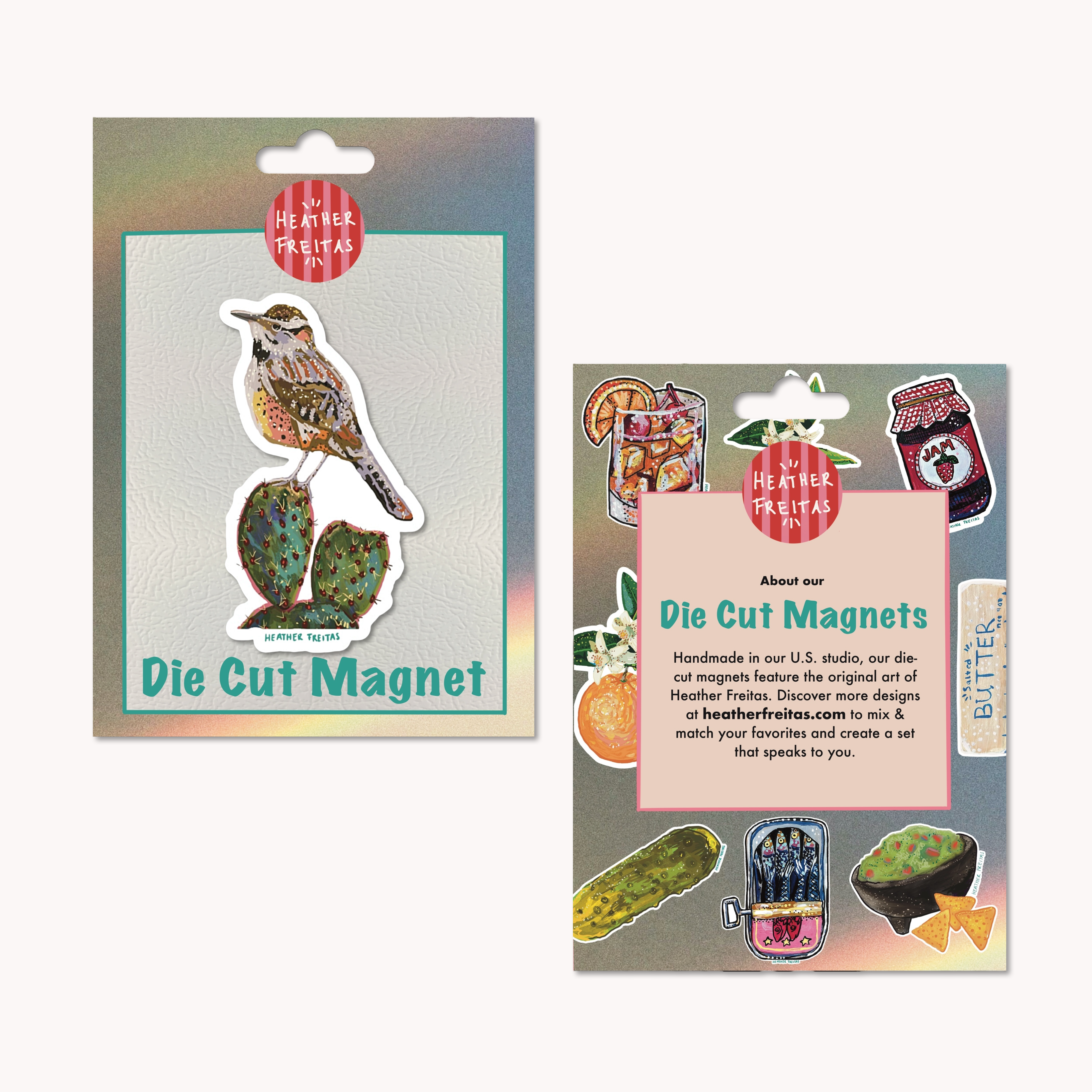 Cactus Wren Magnet ( Die-Cut )