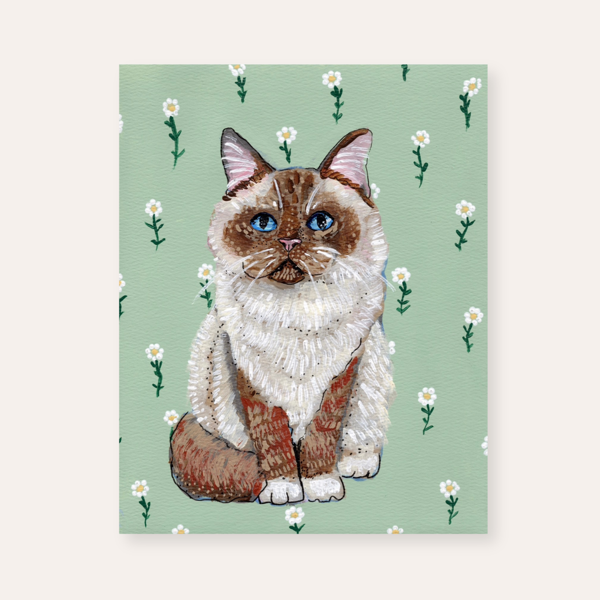 Ragdoll Cat ( original painting )