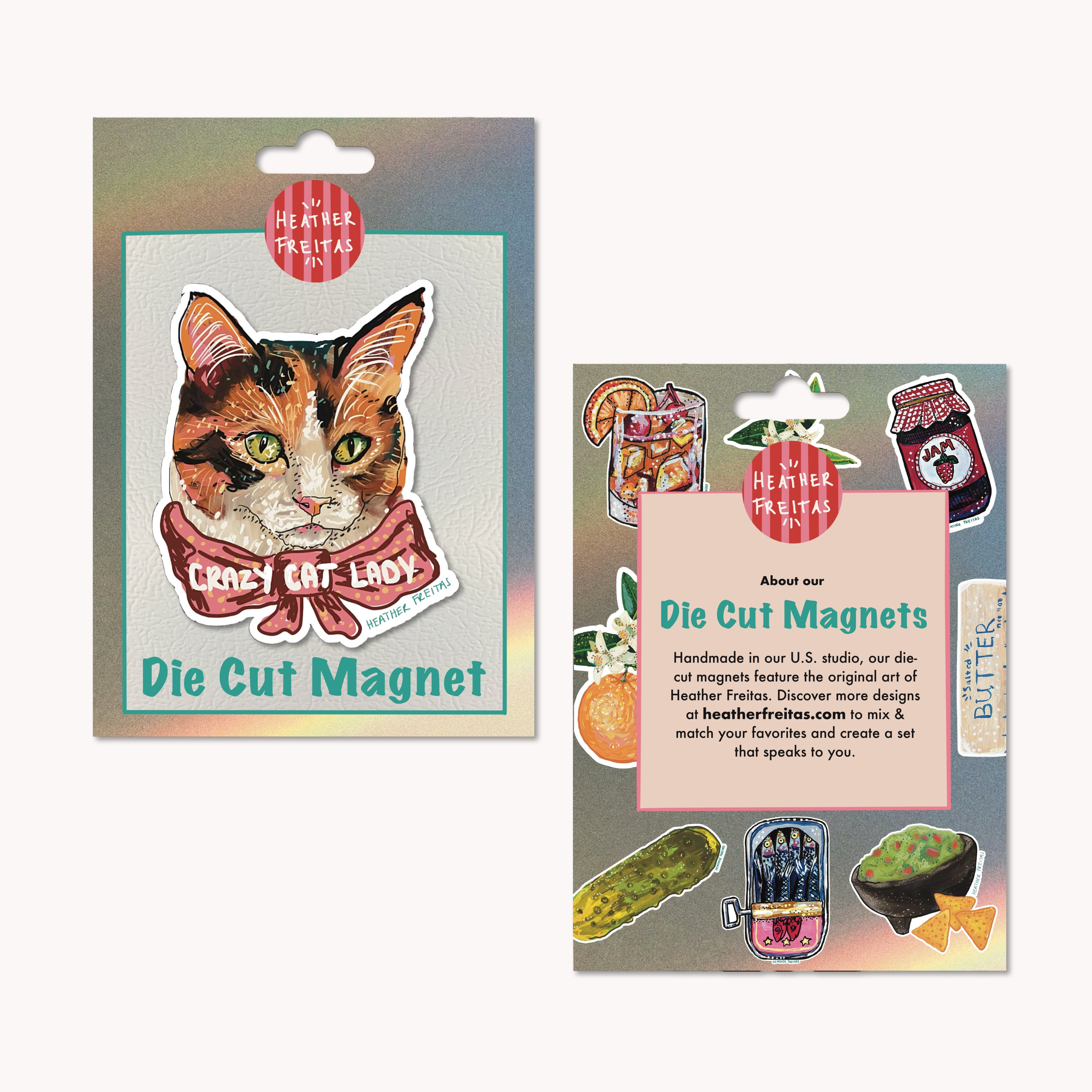 Crazy Cat Lady Magnet ( Die-Cut )