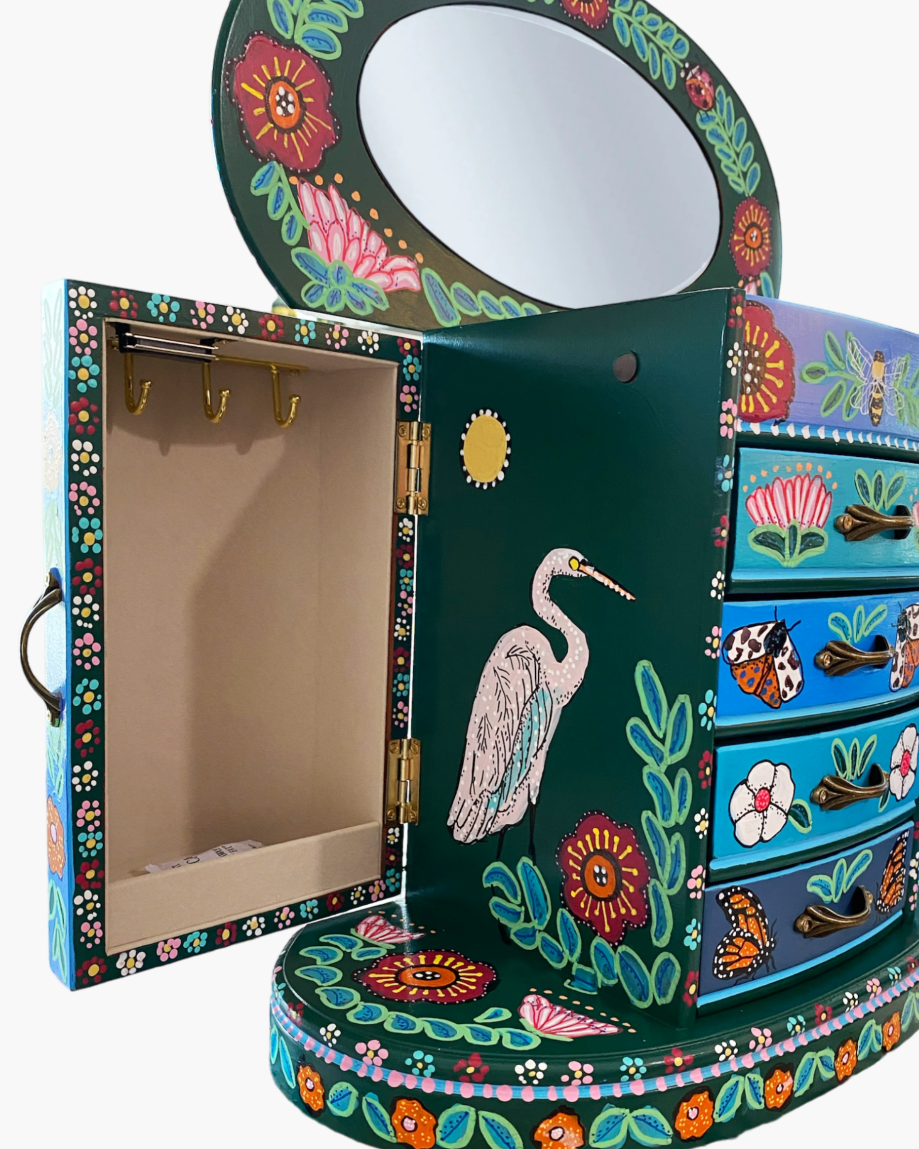 Custom Painted Jewelry Box