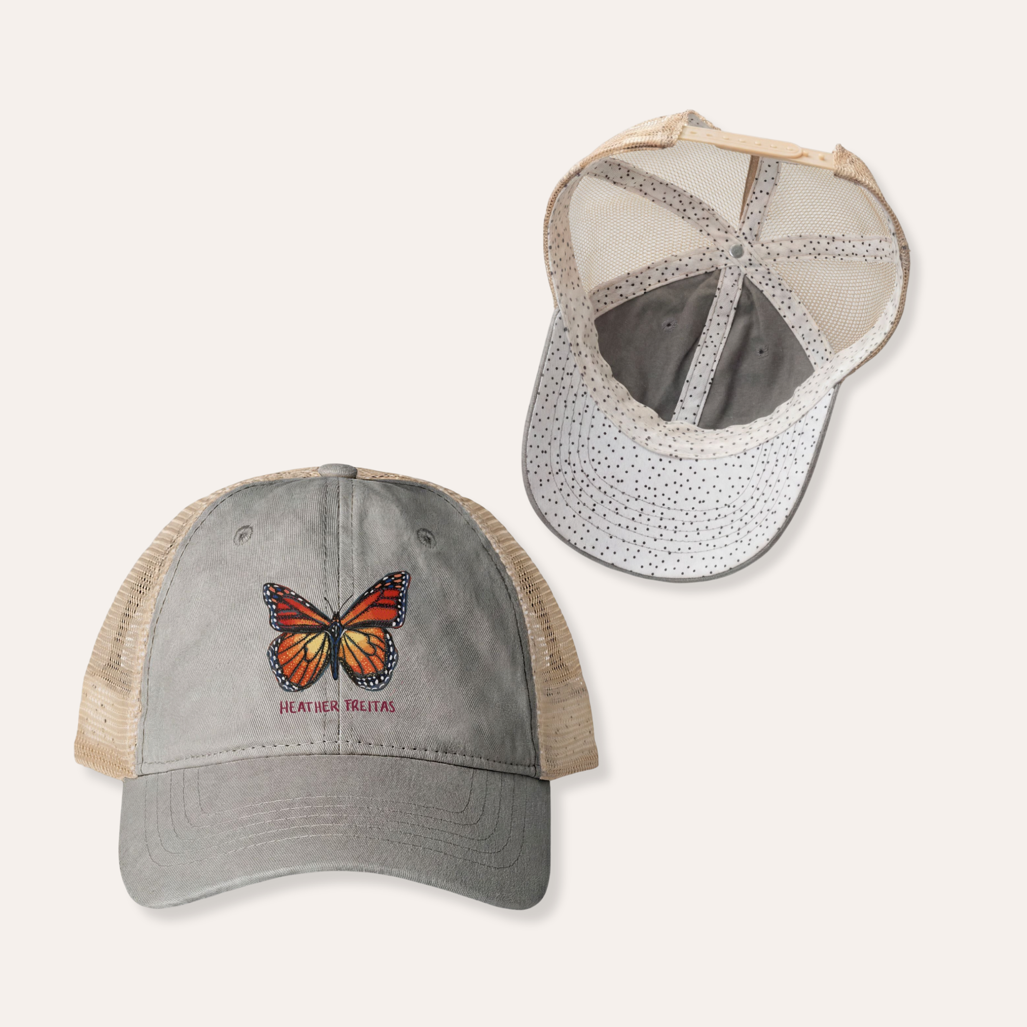 Monarch Women's Washed Mesh-Back Cap