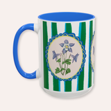 Blue Columbine Coffee Mug 15oz