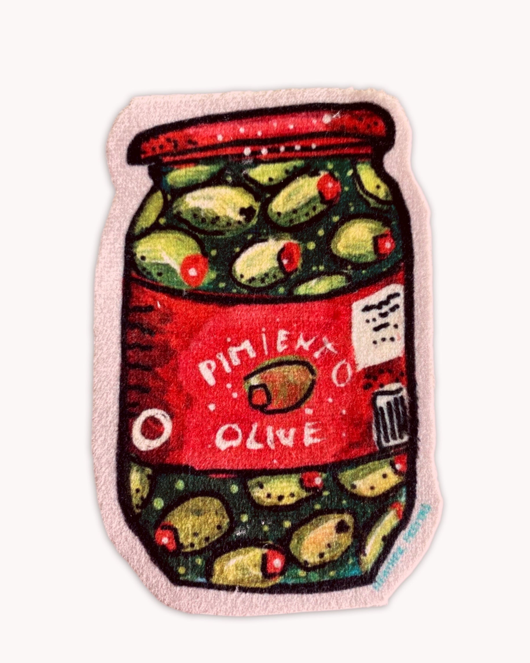 Olives - Sew On Velveteen Patch