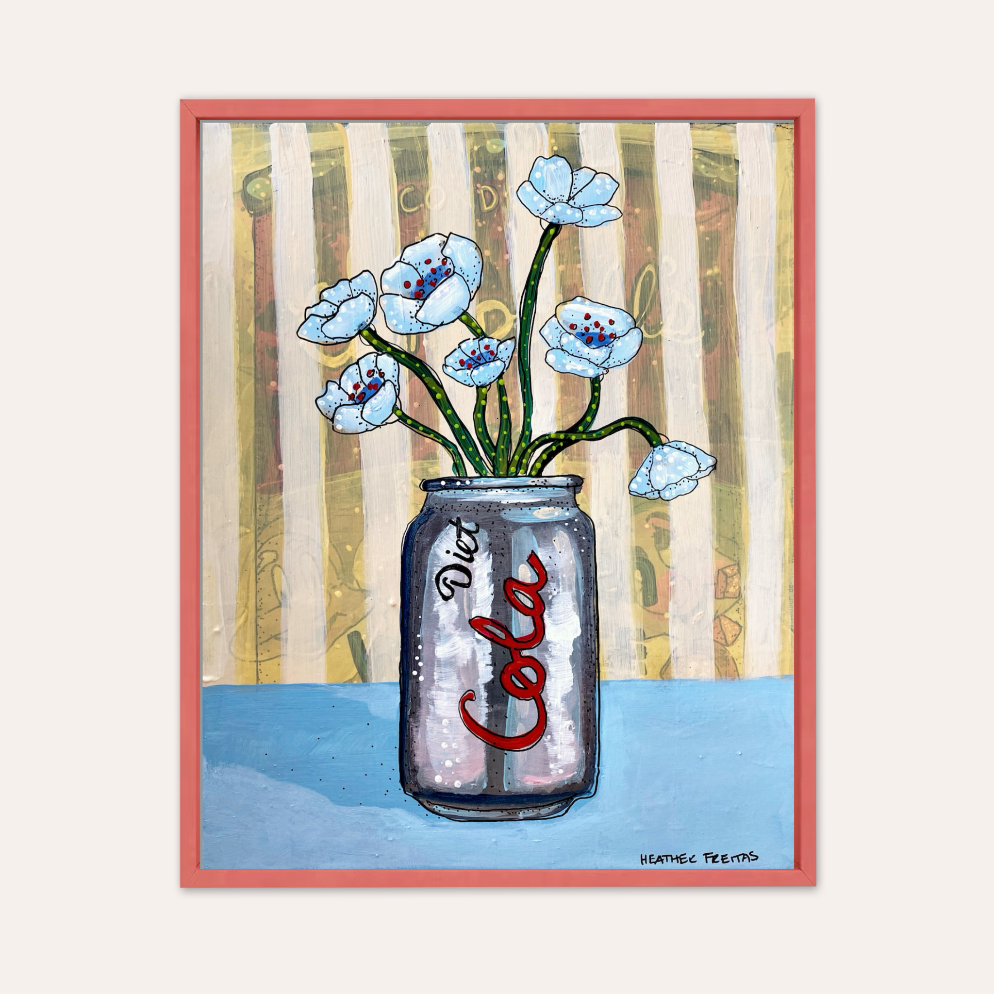 Diet Cola Bouquet ( Original Painting )