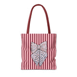 Silver Ribbon Tote Bag