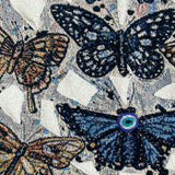 Cascades Butterly Species ( Fine Art Tapestry With Beaded Accent ) - Heather Freitas - fine art home deccor