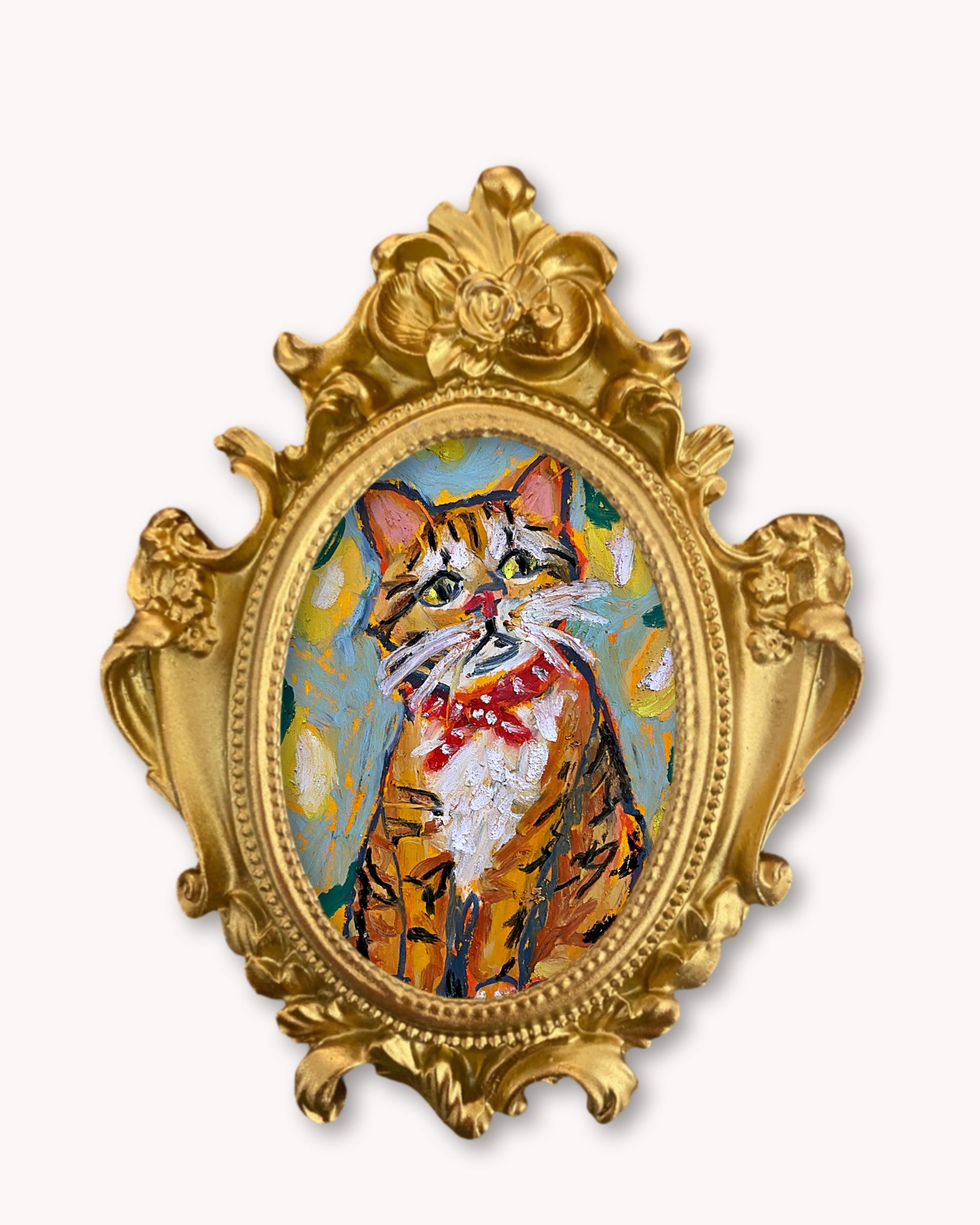 Lemon Cat - Mini framed print