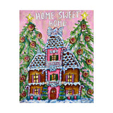 Home Sweet Home Gingerbread House Art Print