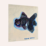 Black Moor Goldfish Mini Art Print