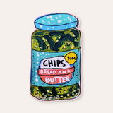 Bread & Butter Pickle Chips Vinyl Sticker