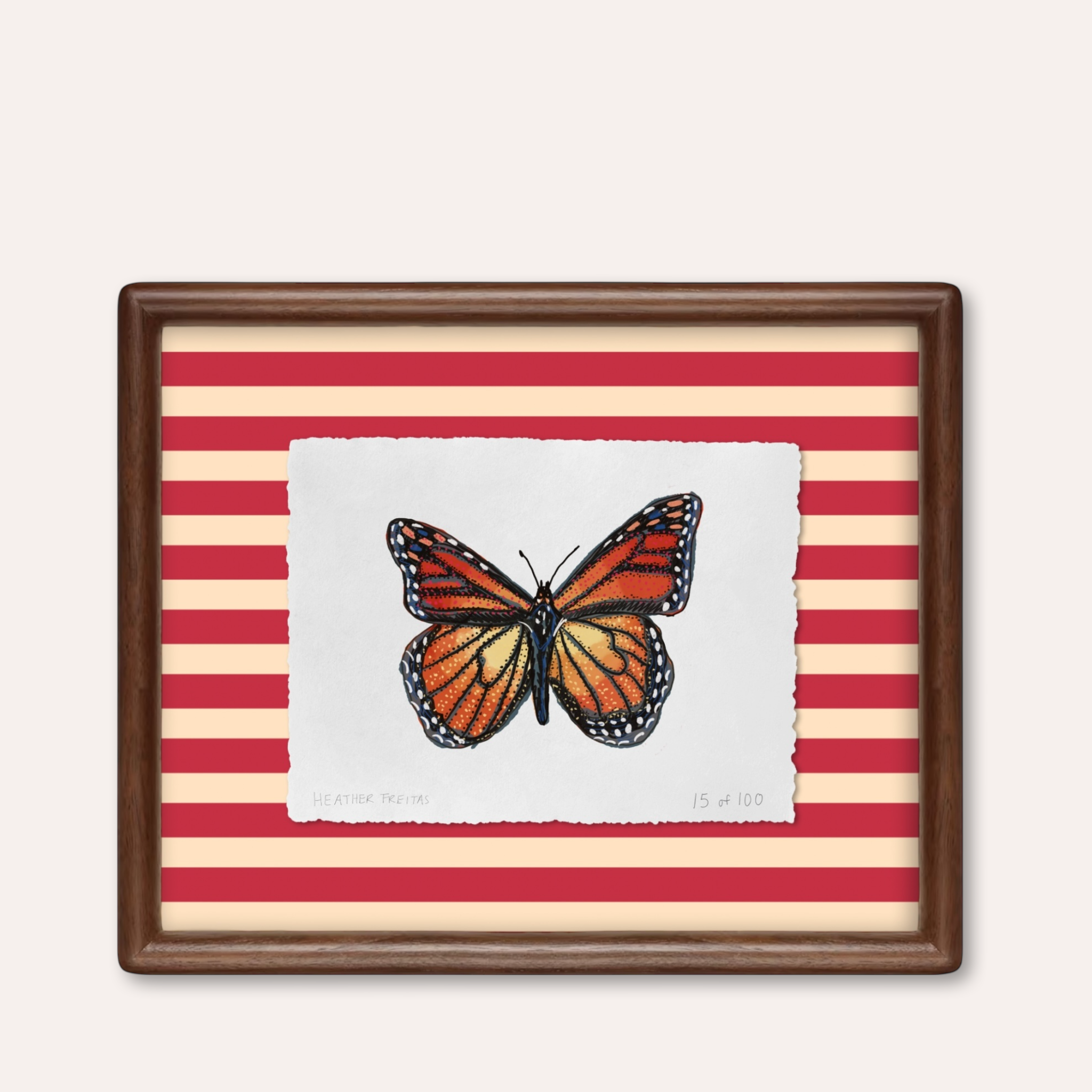 Monarch Butterfly Limited Edition Framed Print