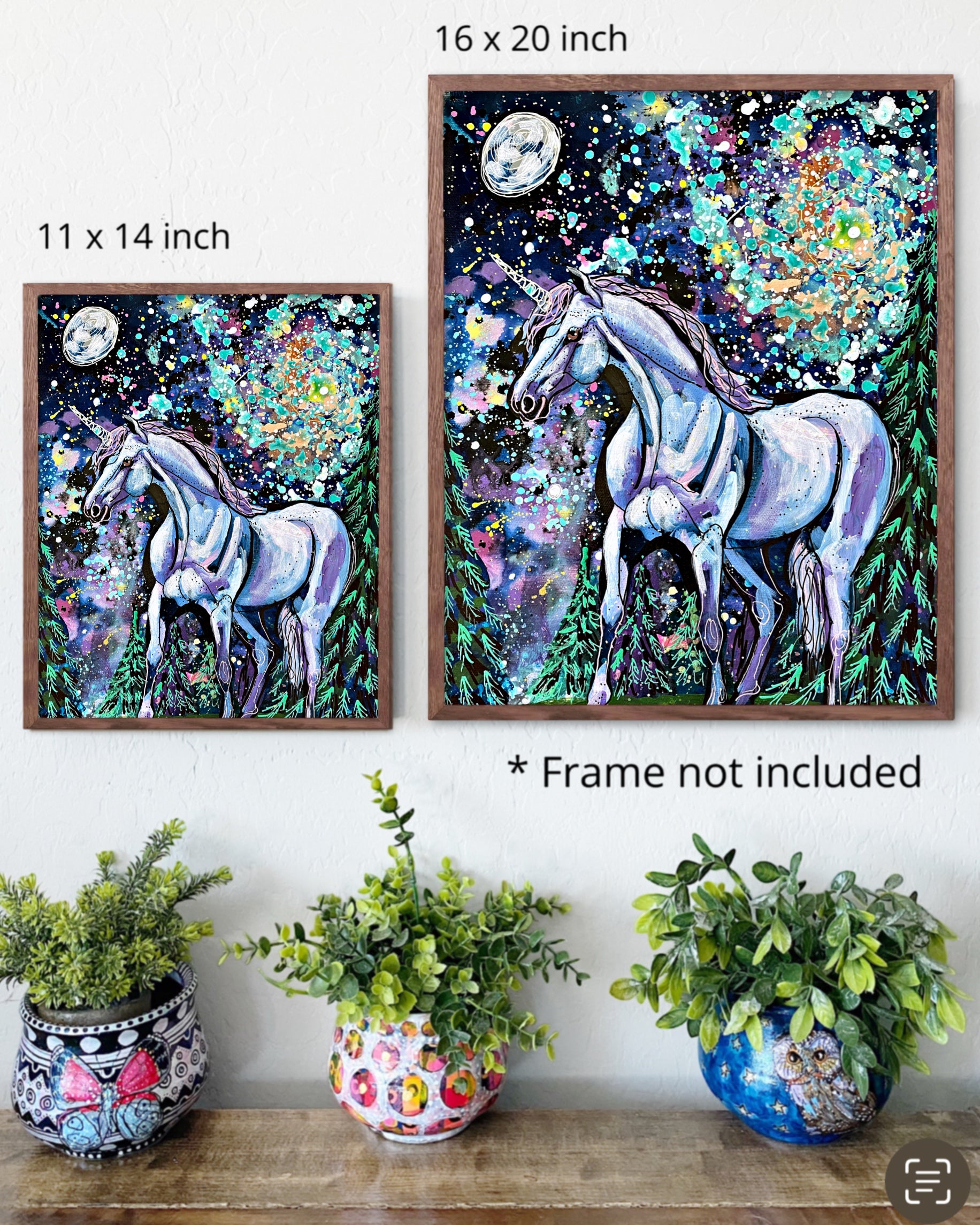 Sprial Galaxy Unicorn - Limited Edition Print