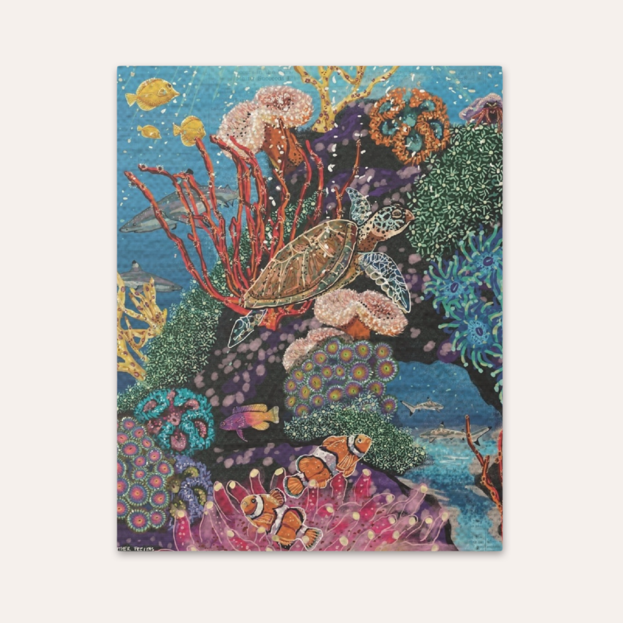 Turtle Tides Fine Art Print