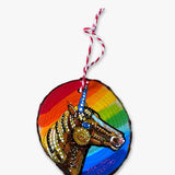 Uma The Unicorn - Hand Painted Ornament