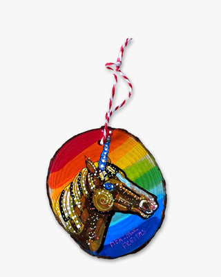 Uma The Unicorn - Hand Painted Ornament