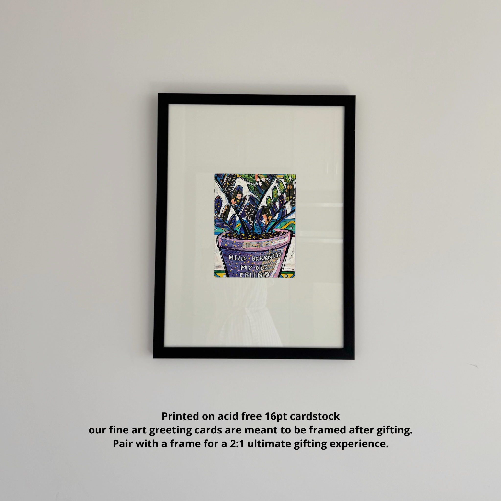 Hello Darkness My Old Friend - Greeting Card / Fine Art Print