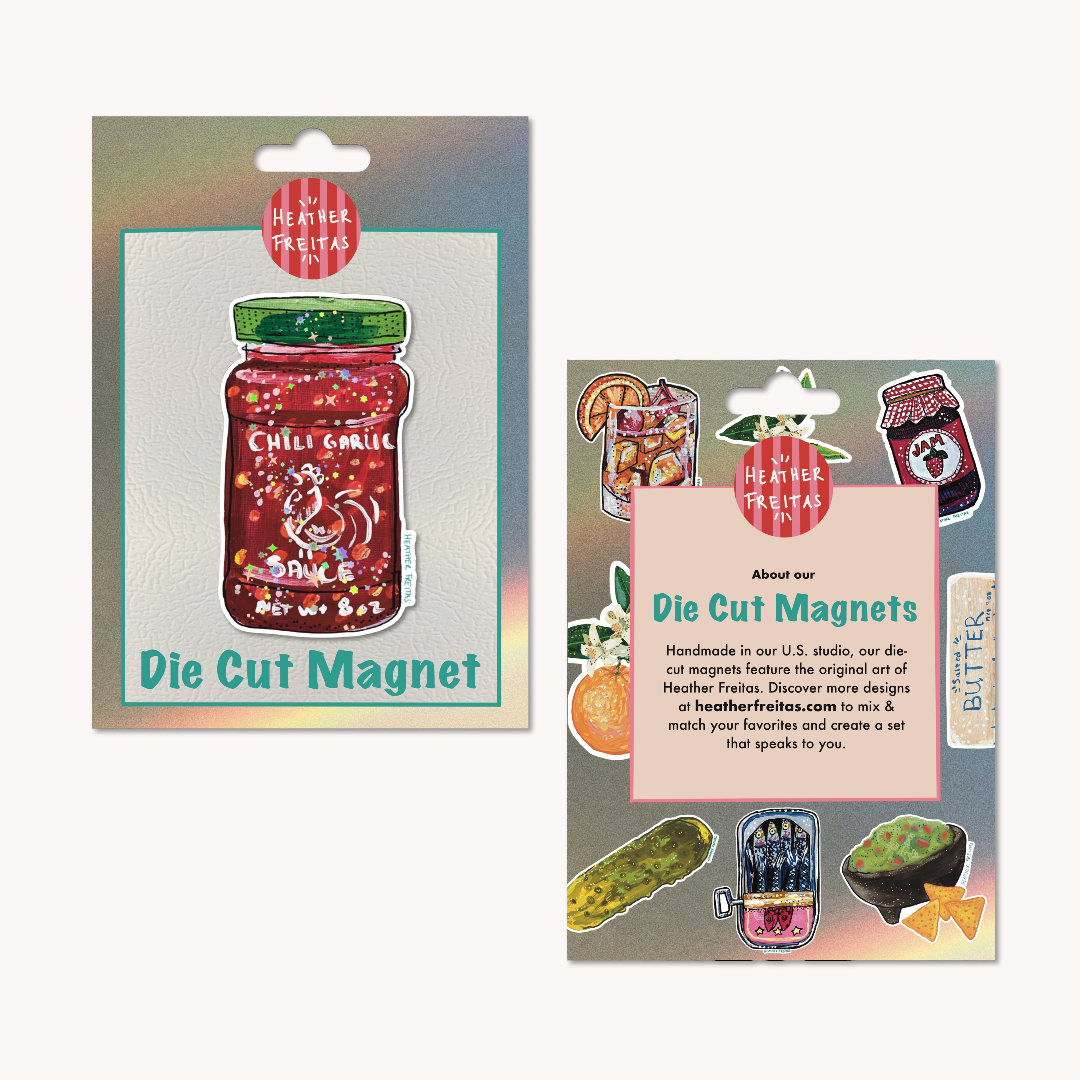 Chili Garlic Sauce Magnet ( Die-Cut )