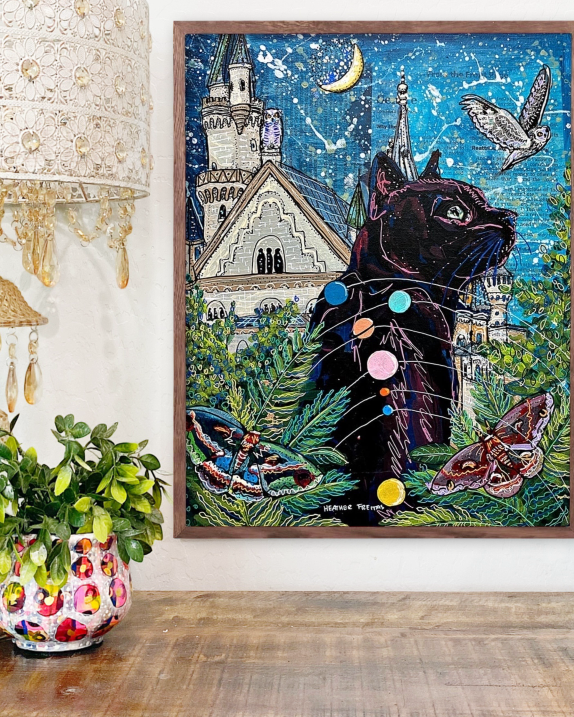 Jupiter Black Cat - Limited Edition Print