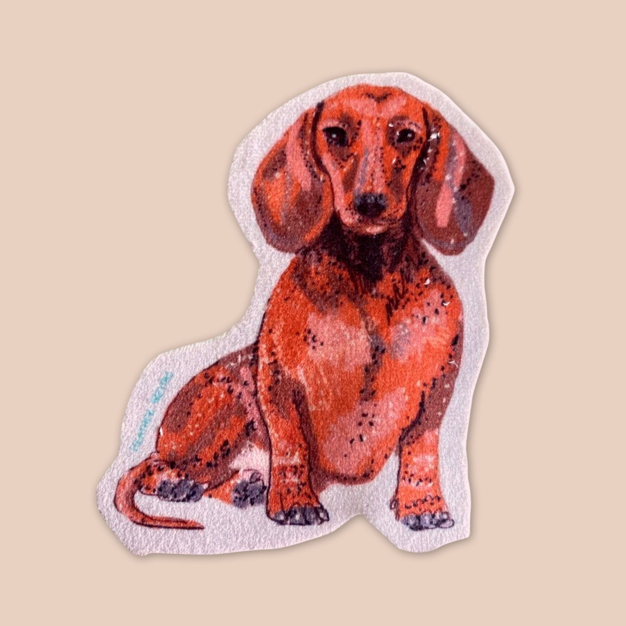 Wiener Dog - Sew On Velveteen Patch