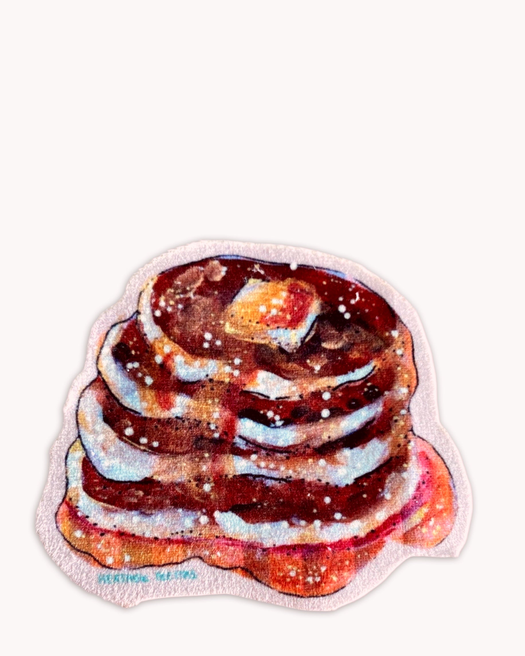 Pancakes - Sew On Velveteen Patch