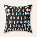Labyrinth Velveteen Throw Pillow