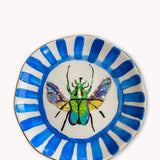 Scarab Hand Painted 4.5 in Trinket Tray