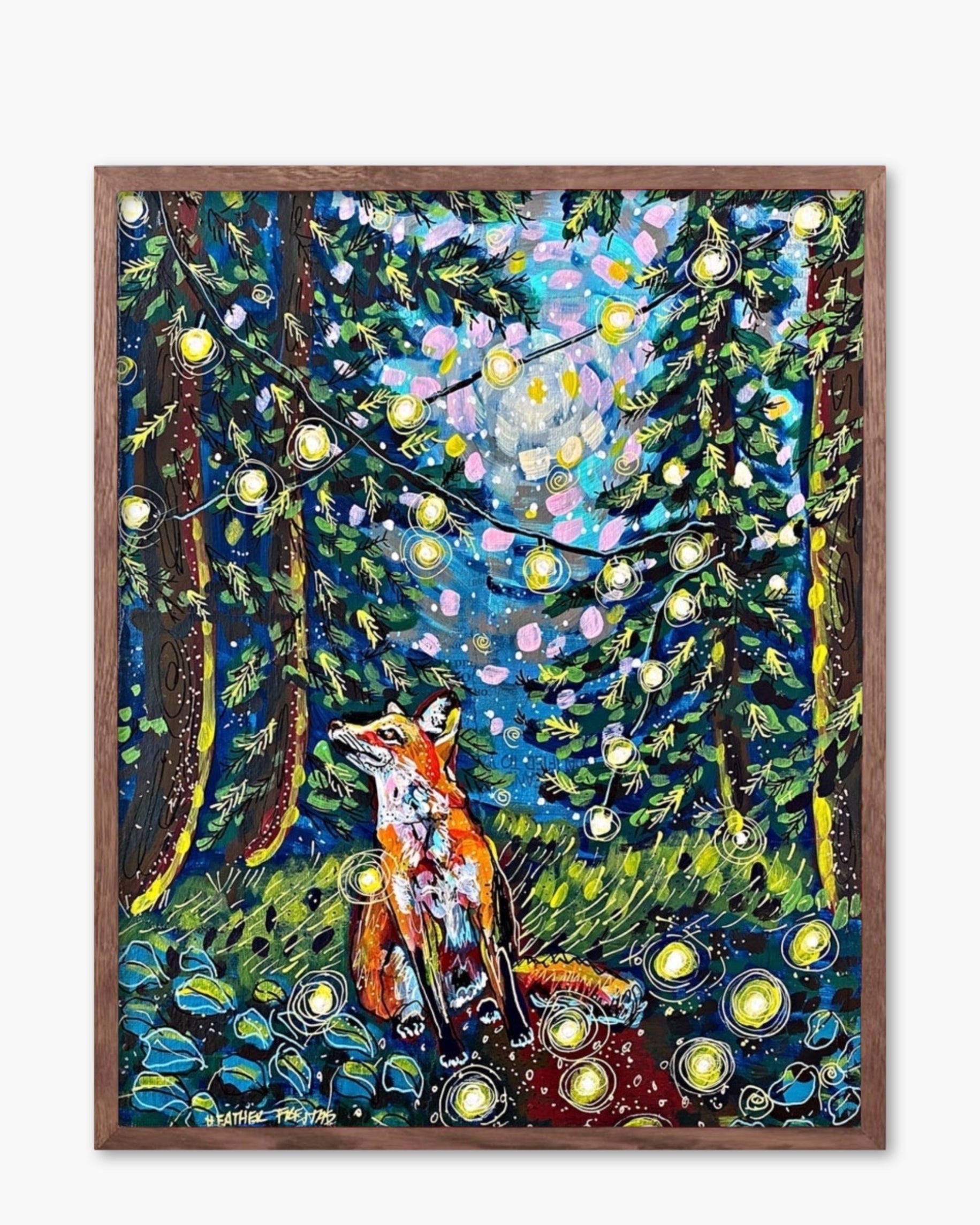 Moody Forest Fox - Limited Edition Print